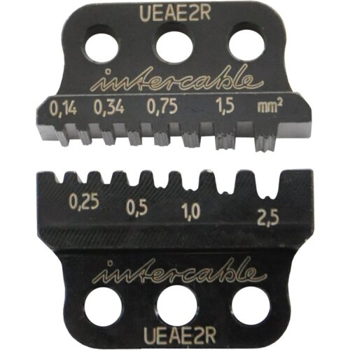 Intercable UEAE2R i 用于线端套管 0.14-2.5mm²、2x0.25-2x1.5mm² 的圆形压插