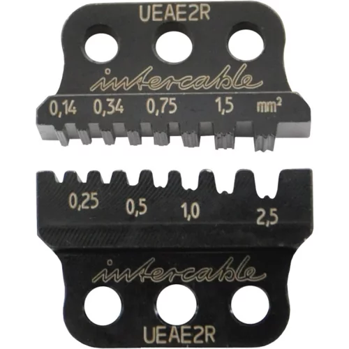 Intercable UEAE2R i insert de presse rond pour embouts de fils 0,14-2,5 mm², 2x0,25-2x1,5 mm²
