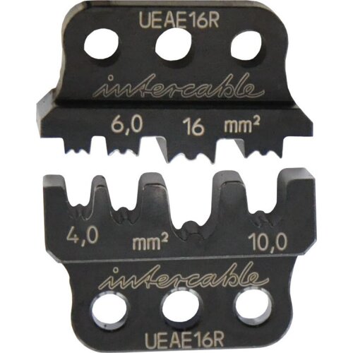 Inserto de prensa i-round Intercable UEAE16R para punteras de cable 4-16 mm², 2x2,5 mm²