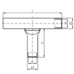Kalitec RV25T T veida savienotājs 25mm² skārds