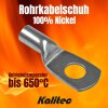 Kalitec NR1-M3 Rohrkabelschuh Reinnickel 0,5-1mm² M3