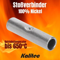 Kalitec NSV2 Stoßverbinder Reinnickel 1,5-2,5mm²