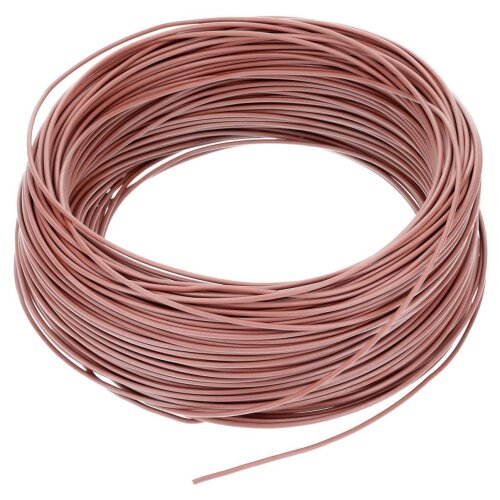 Lapp 0048003 Ölflex Heat 180 Câble silicone SiF 0,5 mm² marron Anneau de 100m