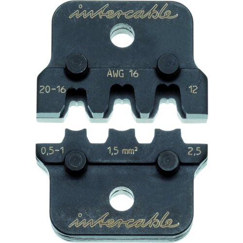 Intercable UEFV48 Presseinsatz f. nichtIsol. Flachsteckverbindungen 0,5-2,5mm² 4,8mm