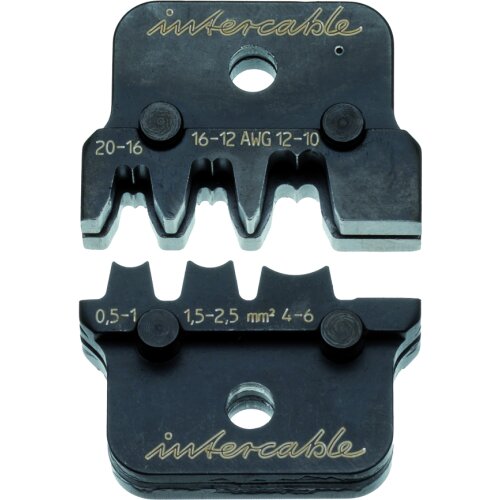 Intercable UEFV63 Presseinsatz f. nicht isol. Flachsteckverbindungen 0,5-6mm² 6,3mm
