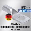 Kalitec HR25-10 Handelsüblicher Rohrkabelschuh 25mm² M10