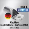 Kalitec HR70-6 Handelsüblicher Rohrkabelschuh 70mm² M6