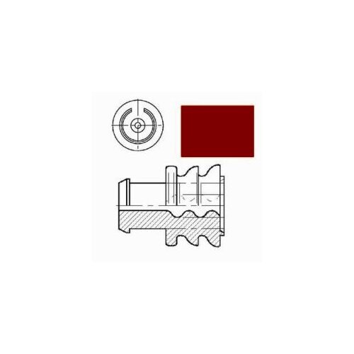 Delphi Metri-Pack Einzeladerdichtung dunkelrot