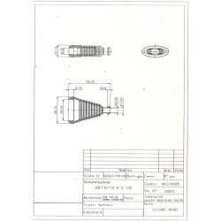 칼리텍 KALI01025 꼬임 방지 라멜라가 있는 수퍼씰 고무 그로밋 5핀