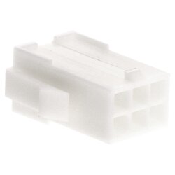 AMP 0-0172160-1 Mini universāls MATE-N-LOK ierakstīšanas korpuss, 6 kontaktu