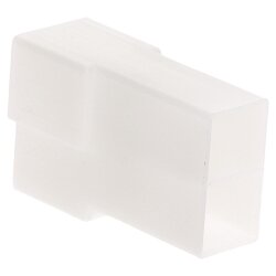 AMP 0-0180908-0 Carcasa conector plano FASTIN-FASTON 2 pines