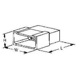 AMP 0-0180906-0 FASTIN-FASTON ohišje ploščatega konektorja 6-polni