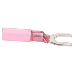 熱収縮フォーク ケーブル ラグ 0.5 ～ 1.5mm² 赤 M5