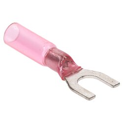 熱収縮フォーク ケーブル ラグ 0.5 ～ 1.5mm² 赤 M5