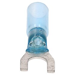 BW-U5 熱収縮フォーク ケーブル ラグ 1.5 ～ 2.5mm² 青 M5