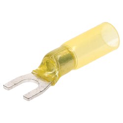 Cosse de câble à fourche thermorétractable 4-6mm² jaune M5