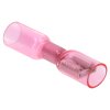 Crimpseal II Warmschrumpf Flachsteckhülse 6,3x0,8 rot 0,5-1,5mm² I Quetschverbinder mit Schrumpfschlauch
