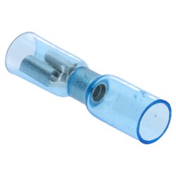 Crimpseal II heat shrink flat connector 6,3x0,8 blue 1,5-2,5mm² I crimp connector with heat shrink tube