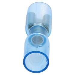 Crimpseal II varmekrympe flad beholder 6,3x0,8 blå 1,5-2,5mm² I crimpkonnektor med krympeslange