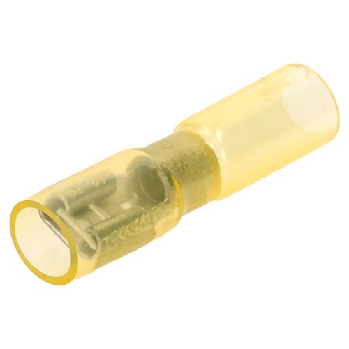 Crimpseal II Warmschrumpf Flachsteckhülse 6,3x0,8 gelb 4-6mm² I Quetschverbinder mit Schrumpfschlauch