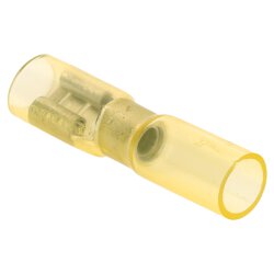 Crimpseal II Warmschrumpf Flachsteckhülse 6,3x0,8 gelb 4-6mm² I Quetschverbinder mit Schrumpfschlauch