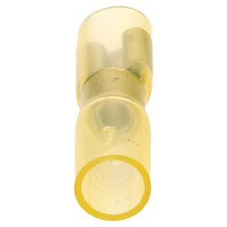 Crimpseal II Warmschrumpf Flachsteckhülse 6,3x0,8 gelb 4-6mm² I Quetschverbinder mit Schrumpfschlauch