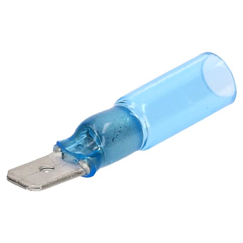 Złącze płaskie termokurczliwe Crimpseal II 6,3x0,8 niebieskie 1,5-2,5mm² I złącze zaciskane z rurką termokurczliwą