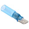 Crimpseal II Warmschrumpf Flachstecker 6,3x0,8 blau 1,5-2,5mm² I Quetschverbinder mit Schrumpfschlauch