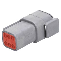 FRANÇAIS DTM04-6P Boîtier de connecteur 6 pôles série DTM