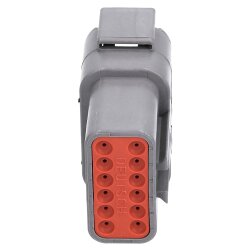 Κέλυφος υποδοχής DEUTSCH DTM04-12PA σειρά DTM 12 ακίδων