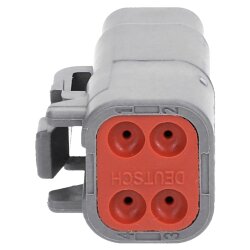DEUTSCH DTM06-4S socket housing 4-pin DTM series