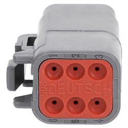 DEUTSCH DTM06-6S socket housing 6-pin DTM series