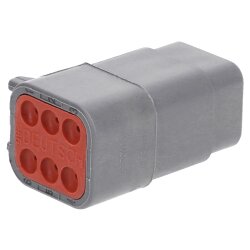 DEUTSCH DTM06-6S socket housing 6-pin DTM series