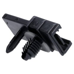 Fastening strap with expanding rivet