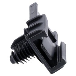 Fastening strap with expanding rivet