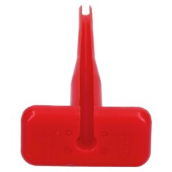 DEUTSCH 0411-240-2005 Crimp kontakt ekstraktionsværktøj størrelse 20 rød