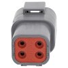 DEUTSCH DTP04-4P carcasa de conector serie DTP de 4 pines