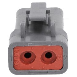 DEUTSCH DTP06-2S socket housing 2-pin DTP series