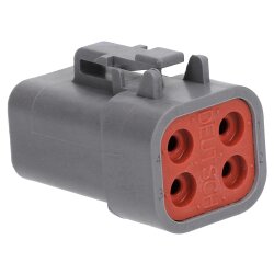 DEUTSCH DTP06-4S socket housing 4-pin DTP series