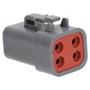 DEUTSCH DTP06-4S socket housing 4-pin DTP series