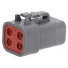 DEUTSCH DTP06-4S socket housing 4-pin DTP series