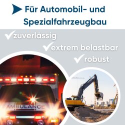 Conjunto KALI-1302 AMP JPT de 2 pólos 0,5-1,0mm²