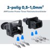 Conjunto KALI-1302 AMP JPT de 2 pólos 0,5-1,0mm²