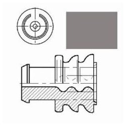 AMP 0-0828920-1 enkele draadafdichting grijs 0,5-1,0mm²