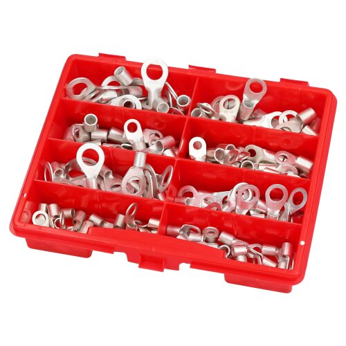 KALI-1570 圧着ケーブル ラグ 10 ～ 16mm² の詰め合わせボックス (DIN 46234 準拠)