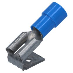 KALI-1612 Sortimentskasten Flachsteckhülsen und Flachstecker Teilisoliert 0,25-6mm²