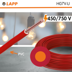 Lapp 4527041 H07V-U 1x1,5 RD