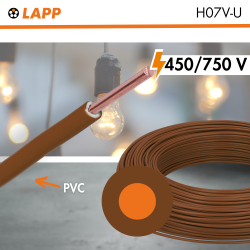 Lapp 4527032 H07V-U 1X2,5 BN
