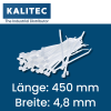 Kalitec buntebånd 450x4,8 naturlig sett med 100 stk