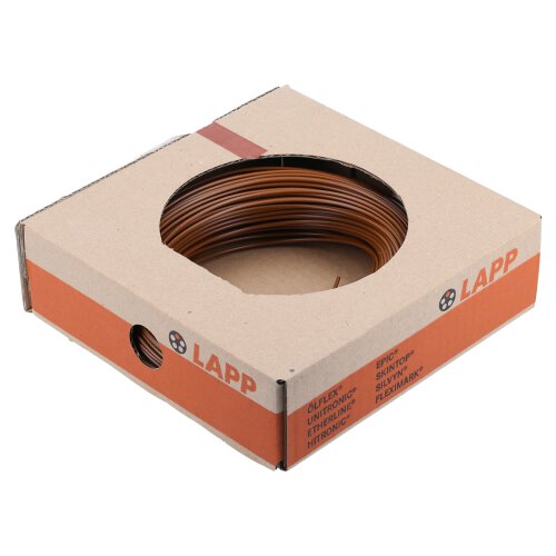 Lapp 4510031 PVC monofilar H05V-K 0,5 mm² marrón 100m